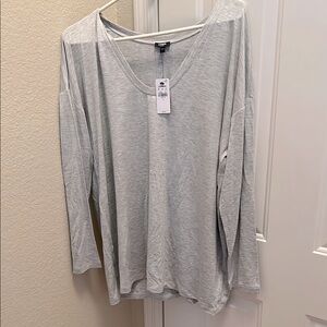 Women's Gray Top From Express! Brand New! Size Large!